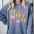 Apple Coquette Bow Books First Day Of School Back To School Comfort Colors Sweatshirt Denim Apple Coquette Bow Books First Day Of School Back To School Comfort Colors Sweatshirt Denim