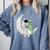 Astronaut Reading Book To Alien Moon Space Book Lover Men Comfort Colors Sweatshirt Denim
