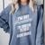 Audiobook Lover I’m Not Procrastinating Book Humor Comfort Colors Sweatshirt Denim
