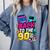 Back To The 90s Nostalgia Cassette Game Console Boombox Comfort Colors Sweatshirt Denim Back To The 90s Nostalgia Cassette Game Console Boombox Comfort Colors Sweatshirt Denim