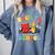 Back To School Checkered Book Pencil Groovy Teacher Student Comfort Colors Sweatshirt Denim Back To School Checkered Book Pencil Groovy Teacher Student Comfort Colors Sweatshirt Denim
