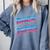 Back To Tapes Retro 80s Cassette Mixtape Nostalgia Comfort Colors Sweatshirt Denim