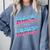 Back To Tapes Retro Cassette Mixtape 80s Nostalgia Comfort Colors Sweatshirt Denim