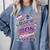 Back To-The 80 s Christmas Retro Cassette Boombox Nostalgia Comfort Colors Sweatshirt Denim