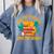 Ban The Fascist Save The Books For a Book Fan Comfort Colors Sweatshirt Denim