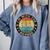 Im With The Banned Book Readers Retro Librarians Teachers Comfort Colors Sweatshirt Denim