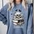 Boo Skeleton Skull Books Halloween Women School Teacher Kid Comfort Colors Sweatshirt Denim Boo Skeleton Skull Books Halloween Women School Teacher Kid Comfort Colors Sweatshirt Denim