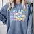 This Is My Book Character Costume Book Lover Groovy Comfort Colors Sweatshirt Denim