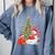 Book Christmas Tree Bookworm Gingerbread Man Snowman Reading Comfort Colors Sweatshirt Denim Book Christmas Tree Bookworm Gingerbread Man Snowman Reading Comfort Colors Sweatshirt Denim