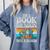 Im a Book Dragon Not a Worm Dragon Comfort Colors Sweatshirt Denim