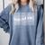 Book Fair Vibes Reader Nostalgia Comfort Colors Sweatshirt Denim