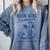Book Girl Summer Comfort Colors Sweatshirt Denim