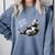 Book Lover Bear Cozy Reading Bear Graphic Bear Books Comfort Colors Sweatshirt Denim