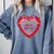 Book Lover Comfort Colors Sweatshirt Denim