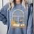 Book Lover Moonlight Reading Scene Night Comfort Colors Sweatshirt Denim