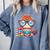 Book Lover Reading Platypus Comfort Colors Sweatshirt Denim