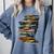 Book Women Graphic Art Colorful Eyes Comfort Colors Sweatshirt Denim Book Women Graphic Art Colorful Eyes Comfort Colors Sweatshirt Denim