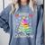 All Booked For Christmas Book Lovers Xmas Tree Women Comfort Colors Sweatshirt Denim