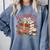 All Booked For Christmas Coquette Xmas Book Club Book Lovers Comfort Colors Sweatshirt Denim