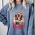 All Booked For Christmas Dragon Comfort Colors Sweatshirt Denim