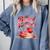 All Booked For Valentines Cute Book Lover Quote Comfort Colors Sweatshirt Denim