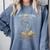 Bookish Quote I Am a Book Dragon Not a Worm Reading Book Comfort Colors Sweatshirt Denim
