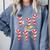 Bookmas Christmas Books Shirt Candy Cane Bookworm Comfort Colors Sweatshirt Denim