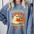 Books And BER Months Fall Librarian Reading Halloween Comfort Colors Sweatshirt Denim