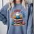 “Books Coffee & Yarn Enthusiast Cozy Reader Comfort Colors Sweatshirt Denim “Books Coffee & Yarn Enthusiast Cozy Reader Comfort Colors Sweatshirt Denim
