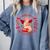 Books Are My Love Language Cupid Reading Book Valentines Day Comfort Colors Sweatshirt Denim