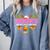 Books Are My Love Language Valentine's Day Reading Lover Comfort Colors Sweatshirt Denim