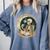 I Like My Books Spicy & My Coffee Icy Skeleton Read Book Comfort Colors Sweatshirt Denim