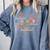 Bookworm Words Heart Book Lover Reader Reading Fun Comfort Colors Sweatshirt Denim