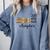 Bookworm Woman Reading Fiction Novels Library Book Store Comfort Colors Sweatshirt Denim