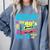 Born In The 80's But 90's Made Me Nostalgia Cassette Tape Premium Tri-Blend Comfort Colors Sweatshirt Denim