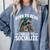 Born To Read Forced To Socialize Dragon Books Reading Comfort Colors Sweatshirt Denim