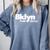 Brooklyn Public Library NY New York Neighborhood Book Lover Comfort Colors Sweatshirt Denim