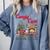 Candy Cane Book Club Holiday Party & Book Exchange Comfort Colors Sweatshirt Denim