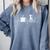 Cat Book Coffee Lover Heartbeat Cat Lover Book Lover Comfort Colors Sweatshirt Denim