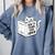 Cat Book Humor How To Train Your Human Comfort Colors Sweatshirt Denim