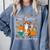 Cat Fall In Love With Reading Book Lover Autumn Comfort Colors Sweatshirt Denim