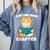 Cat Reading Books Bookworm Read One More Chapter Comfort Colors Sweatshirt Denim