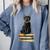 Cat Sitting On Books Comfort Colors Sweatshirt Denim Cat Sitting On Books Comfort Colors Sweatshirt Denim