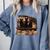 Cats Antique Books Academia Library Aesthetic Bookworm Comfort Colors Sweatshirt Denim