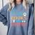 Cats Books And Coffee Comfort Colors Sweatshirt Denim