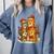 Cats Reading Books Christmas Tree Comfort Colors Sweatshirt Denim Cats Reading Books Christmas Tree Comfort Colors Sweatshirt Denim