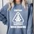 Caution Slippery When Reading Book Lover Comfort Colors Sweatshirt Denim