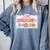 Certified Bookish Baddie Cute Book Lover Comfort Colors Sweatshirt Denim