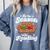 Christmas Book Lover Gingerbread Library Reading Bookaholic Comfort Colors Sweatshirt Denim