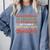 Christmas Lights Nostalgia – Holiday Memory Christmas Spirit Premium Tri-Blend Comfort Colors Sweatshirt Denim
